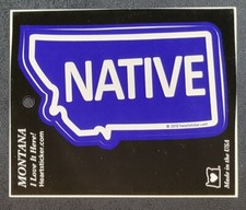 Adesivo de vinil - Montana Native - 2,25 x 4 polegadas comprar usado Adesivo de vinil - Montana Native - 2,25 x 4 polegadas comprar usado  Enviando para Brazil