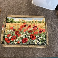 Vintage poppies tapestry for sale  CLECKHEATON