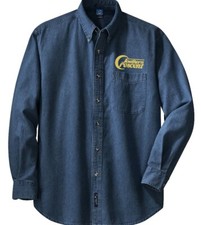 Camisa jeans bordada Southern Railway Crescent #80-4820DS comprar usado  Enviando para Brazil