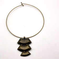 Brass collar necklace for sale  BRIDLINGTON