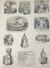 Antique c1860 engraving for sale  TORRINGTON