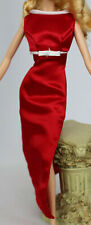 Vestido longo formal de cetim vermelho Jackie estilo retrô anos 60 presidente Barbie vestido fit MM+ comprar usado  Enviando para Brazil