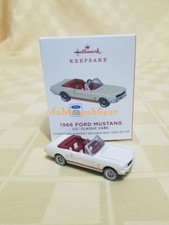 Ornamento em miniatura Hallmark 2019 1966 Ford Mustang Lil' Classic Cars Car Series comprar usado  Enviando para Brazil