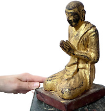 Antique burmese monk for sale  HAMPTON