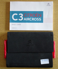 PACOTE CARTEIRA MANUAL GUIA BÁSICO GENUÍNO CITROEN C3 AIRCROSS 2017-2021 E-1022 comprar usado  Enviando para Brazil