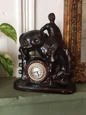 Pendule horloge cowboy d'occasion  Montboyer