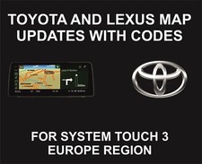 Actualización de mapa de navegación Toyota y Lexus, para Touch 3, región de Europa segunda mano  Embacar hacia Mexico