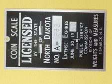 Coin operated scale for sale  Dekalb