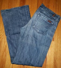 Jeans feminino 7 For All Mankind Dojo flare desgastado tamanho 30  comprar usado  Enviando para Brazil