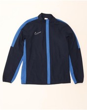 Jaqueta NIKE Masculina Dri Fit Tracksuit Top Média Azul Marinho Colorblock CB09 comprar usado  Enviando para Brazil