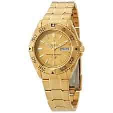 Usado, Relógio masculino Seiko 5 esportes automático mostrador dourado SNZB26J1 comprar usado  Enviando para Brazil