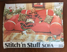 Sofá vintage retrô anos 70 corte Butterick 0102 Stitch 'n Stuff padrão por Dalsgaard comprar usado  Enviando para Brazil