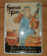 Blechschild hansen rum gebraucht kaufen  Brunsbüttel