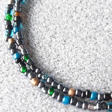 Kette rocailles glasperlen gebraucht kaufen  Düsseldorf
