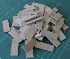 Bases de MDF pré-cortadas East Riding Miniatures 2mm 40mm x 15mm x 64 (ZGL1331) comprar usado  Enviando para Brazil