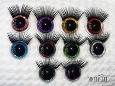 Paar sicherheitsaugen wimpern gebraucht kaufen  Köditz