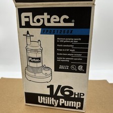 Flotec fp0s1250x submersible for sale  Fullerton