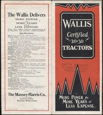 ANTIGA BROCHURA DE TRATOR WALLIS / MASSEY-HARRIS 20-30-PEMBERVILLE, REVENDEDOR OHIO comprar usado  Enviando para Brazil