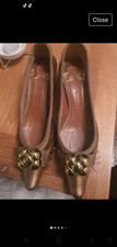 Chloe gold shoes for sale  IPSWICH