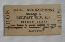 Ingresso UTA Railway NI Bus Exchange 2nd Cl Omagh/Belfast GV St 4008 Muito bom estado comprar usado  Enviando para Brazil