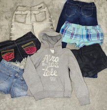 Moletom shorts jeans feminino júnior misto variedade de marcas/estilos tamanho pequeno, usado comprar usado  Enviando para Brazil