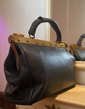 Vintage leder bag gebraucht kaufen  Berlin