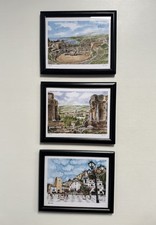 Set vtg watercolor for sale  Homeworth