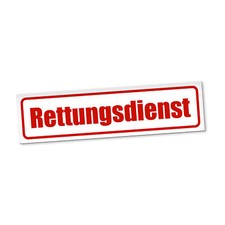 Rettungsdienst magnetschild au gebraucht kaufen  Leipzig