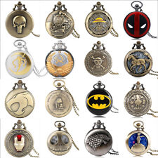 Relógio de bolso Steampunk vintage quartzo com corrente de colar para relógios masculinos femininos comprar usado  Enviando para Brazil