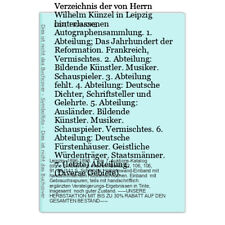 Directorio De Wilhelm Künzel En Leipzig LIST & FRANCKE segunda mano  Embacar hacia Argentina