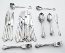Faca, colher, garfo, concha de aço inoxidável elegante Reed & Barton Select Coreia *ESCOLHA*, usado comprar usado  Enviando para Brazil