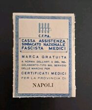 Marca bollo fascismo usato  Italia