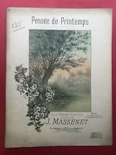Jules massenet pensée d'occasion  Roye
