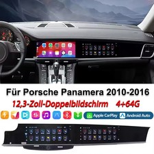 Für Porsche Panamera 2010-16 12.3" Autoradio Dual-Screen-Stereo Android CarPlay comprar usado  Enviando para Brazil