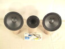 Kit de canal central woofers duplos 6,5" e um tweeter de buzina comprar usado  Enviando para Brazil