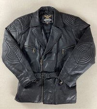 Vintage leather biker for sale  ROYSTON