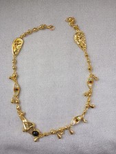 Funky gold necklace d'occasion  Puteaux