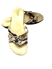 Sandálias GH Bass &Co. Sunjuns SHARON tiras planas LEATHR RÉPTIL TANGA COBRA 10M comprar usado Sandálias GH Bass &Co. Sunjuns SHARON tiras planas LEATHR RÉPTIL TANGA COBRA 10M comprar usado  Enviando para Brazil