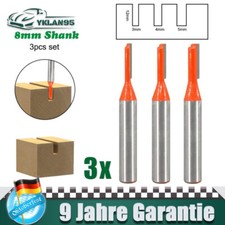 3pcs 8mm schaft gebraucht kaufen  Hannover