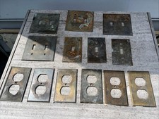 switch antique 6 brass covers for sale switch antique 6 brass covers for sale York