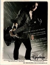 Guitarra Epiphone Tony Lommi Signature G-400 anúncio impresso original, usado comprar usado  Enviando para Brazil