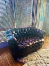 Vintage tufted oxblood for sale  Vallejo