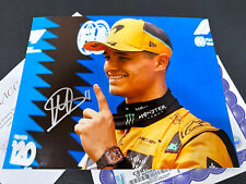 FOTO AUTOGRAFADA GENUÍNA ASSINADA À MÃO Lando Norris F1 MCLAREN 10x8 + certificado de autenticidade comprar usado  Enviando para Brazil