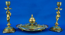 Trittico candelabri calamaio usato  Roma