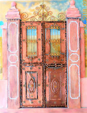 Usado, Porta de entrada neoclássica cobre e acrílico a bordo 45 cm x35 cm 3D comprar usado  Enviando para Brazil