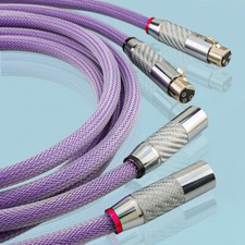 Par Hi-End 7N OCC cabo XLR balanceado plugue de fibra de carbono cabo de interconexão HIFI comprar usado  Enviando para Brazil