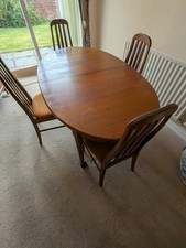 Dining table chairs for sale  DEESIDE