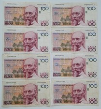 Lot billets banque d'occasion  France