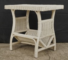 Vintage white wicker for sale  Scranton