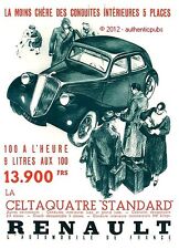 Publicite automobile renault d'occasion  Cires-lès-Mello